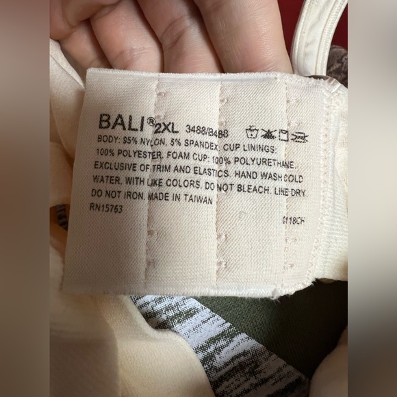 Bali Women’s Bra Size 2XL New with Tags - Picture 6 of 6